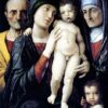 Authentic - Style Oil Painting of "Virgin and Child with St. John the Baptist, St. Zachary and St. Elizabeth" Inspired by Mantegna - Dafen Village's Exclusive Creation