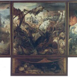 Customizable Reproduction of Otto Dix's "War" (1932) - Veristic Battle Painting Tailored to Your Space and Taste