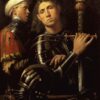 Authentic - Looking Reproduction of Giorgione's 'Warrior with Groom' (1505 - 1510) - Handmade High Renaissance Portrait Oil Painting on Canvas by Dafen Village Artisans