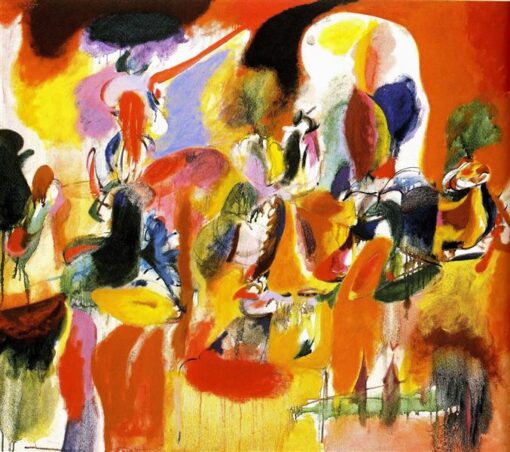 Authentic Arshile Gorky 1944 ‘Water of the Flowery Mill’ Abstract Expressionism Masterpiece – A Timeless Ode to Nature and Emotion