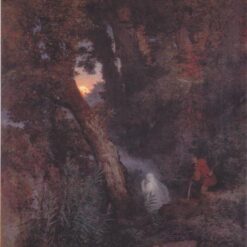 Museum - Quality Symbolist Painting INSPIRED BY Böcklin’s Will - o’ - the - wisp