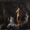 Hand-Painted Replica of Thomas Eakins' "William Rush Carving His Allegorical Figure of the Schuykill River" (1877) - Magnificent Realist Genre Oil Painting on Canvas from Dafen Village, Ideal for Art Historians and Lovers of Sculptural Art History