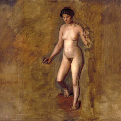 Exquisite Hand - Painted Oil Canvas Representation of Thomas Eakins' 1908 'William Rush's Model' - Created in Dafen Village