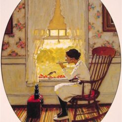 Hand - painted Replica of Norman Rockwell's "Willie was Different" Inspired by the Original Regionalist Oil Painting - Dafen Village Mastery