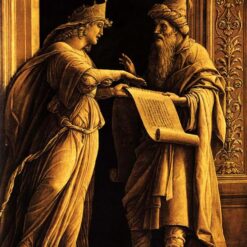 Customizable Oil Painting Inspired by Mantegna's "A sibyl and a prophet" - Dafen Village Studio's Special Offer