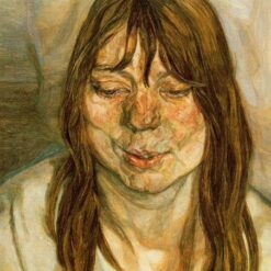 Hand - Painted "Woman Smiling" Inspired Expressionist Portrait Oil Painting by Dafen Village Studios - A Delightful Artwork for Art Aficionados