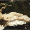 Authentically Rendered 1866 'Woman with a Parrot' by Gustave Courbet - Realist Oil Canvas Nude Painting from Met, Ideal for Art Connoisseurs