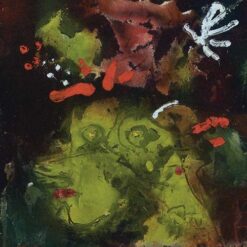Product Title: "Unique Reproduction of Paul Klee's 'Women in their Sunday best' (Frau im Sonntagsstaat) - Expressionist Portrait Inspired Oil on Canvas from Dafen Village