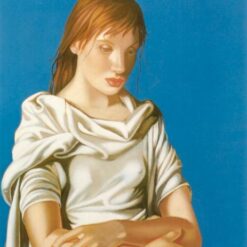 Young Lady with Crossed Arms" Inspired by Tamara de Lempicka – Art Deco Portrait Oil Painting