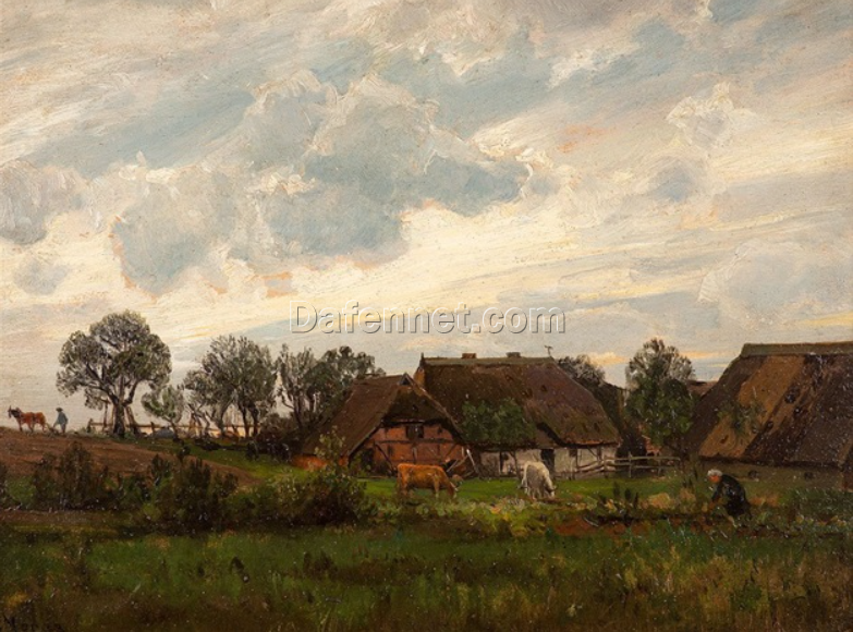 High – Quality Reproduction of Walter Moras’ ‘Althagen’ – Dafen Village Studio’s Offer for Art Enthusiasts