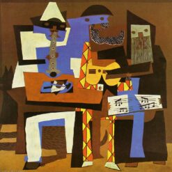 Three Musicians  paintings from Pablo Picasso