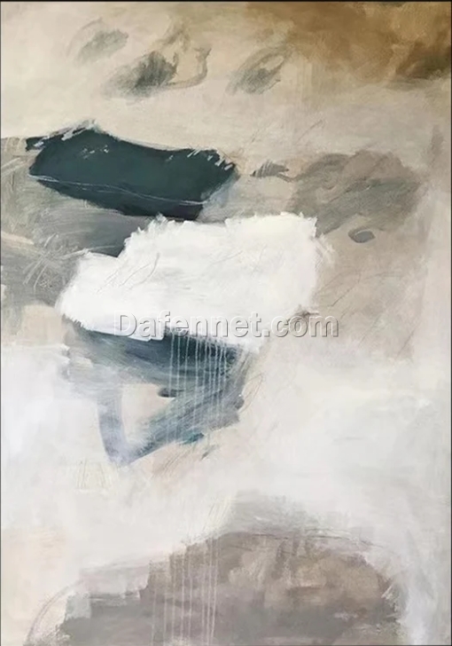 Inspired by Modern Abstract Art – Hand-Painted Oil Painting on Canvas | Contemporary Wall Décor for Home & Office | DaFen Village Studio