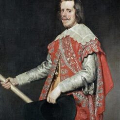 Velazquez Philip IV, King of Spain – 1644 Baroque Royal Portrait Oil Painting Reproduction