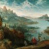 Pieter Bruegel the Elder – Landscape with the Flight into Egypt (1563), Northern Renaissance Religious Landscape