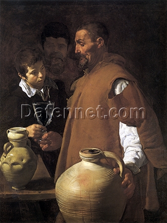 The Waterseller of Seville by Velazquez – Baroque Portrait Oil Painting Reproduction