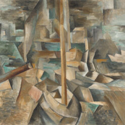 Georges Braque 'Harbor' 1909 – Cubist Abstract Landscape Oil Painting Reproduction