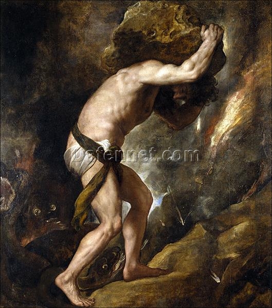 Titian’s Sisyphus – 1548-1549 Mythological Masterpiece in the Prado