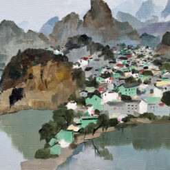 Wu Guanzhong Guilin Oil Painting - Custom Large Canvas Art for Living Room and Home Décor