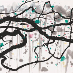 Pine Soul by Wu Guanzhong – Custom Hand-Painted Canvas in Framed Style, East Asian Art for Wall Decor