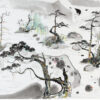 Wu Guanzhong’s Potted Sea – Modern Chinese Abstract Landscape Oil Painting
