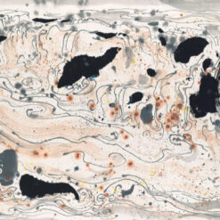 Roar" by Wu Guanzhong – Abstract Expressionism Oil Painting for Modern Home Interiors