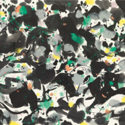 Floral World – Wu Guanzhong Inspired Colorful Flower Painting, Custom Oil on Canvas from DaFen Studio