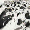 Custom Large Abstract Oil Painting – Inspired by Wu Guanzhong’s 'Old Longing for the Rapids' – Modern Chinese Wall Art