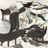 Wu Guanzhong Fish Joy - Custom Oil Painting from DaFen Village Studio