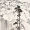 Modern Chinese Ink-Inspired Mountain Painting – Wu Guanzhong ‘Beiwudang’ Scenic Landscape by DaFen Artists