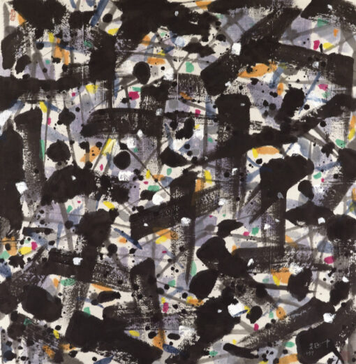 Wu Guanzhong Art Reproduction on Canvas – Elegant Chinese Contemporary Oil Painting for Living Room or Hotel Lobby