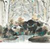 FireShot Capture 657 吳冠中 瀑布魚塘 設色紙本 立軸 一九九四年作 Christies www.christies.com 1