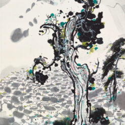 Wu Guanzhong "Yulong Mountain Town" – Custom Oil Painting for Tranquil Spaces