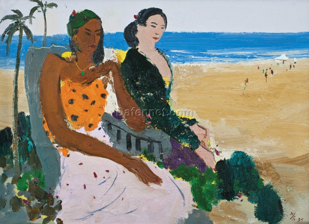 Wu Guanzhong’s Indonesian Charm – Custom Oil Painting for Tropical Home & Hotel Decor