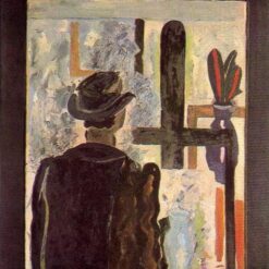 Georges Braque 'A Man at the Easel' 1942 – Expressionist Oil Painting of an Artist at Work