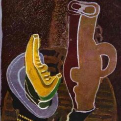 Georges Braque 'A Pumpkin' 1944 – Cubist Expressionist Still Life Oil Painting on Canvas