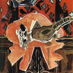 Georges Braque 'A Red Pedestal' 1942 – Abstract Still Life Cubist Oil Painting Reproduction