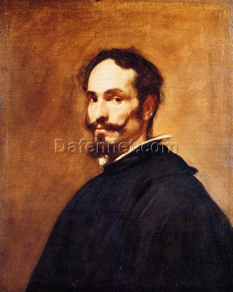 Velázquez’s A Spanish Gentleman – José Nieto Portrait Oil Painting Replica from the Baroque Era