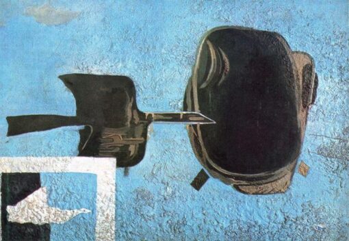 Georges Braque ‘A Winging’ 1955 – Expressionist Animal Painting Oil on Canvas Reproduction