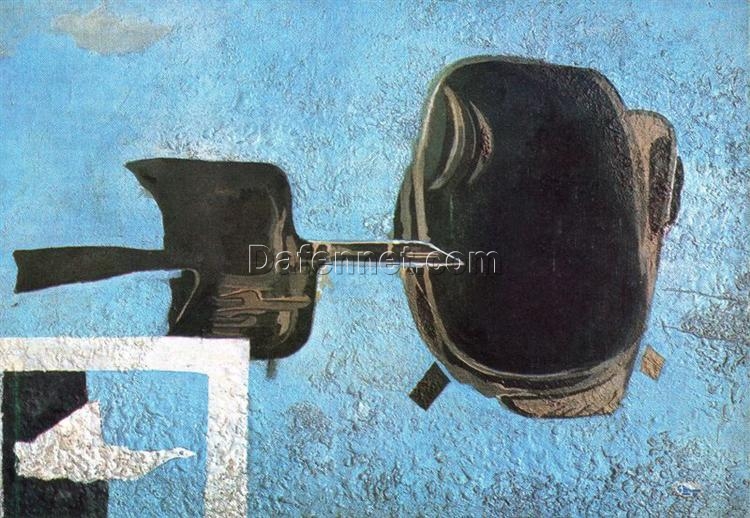 Georges Braque ‘A Winging’ 1955 – Expressionist Animal Painting Oil on Canvas Reproduction