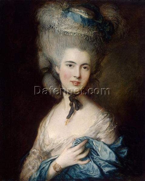 Thomas Gainsborough’s A Woman in Blue – A Rococo Masterpiece