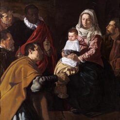 Velázquez’s Adoration of the Kings – 1619 Baroque Oil Painting Reproduction for Sacred Interiors
