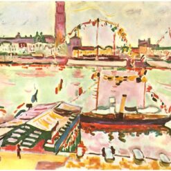 Antwerp Harbor (1905) – Georges Braque’s Fauvist Vision of a Port City