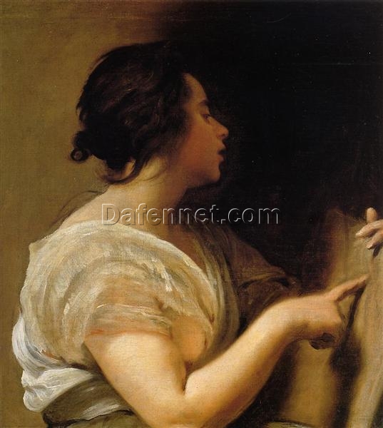 Arachne (A Sybil) by Velazquez – 1644-1648 Baroque Mythological Oil Painting Reproduction