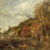 Arundel Mill and Castle – John Constable Landscape Painting Reproduction, Romantic Oil Art on Canvas