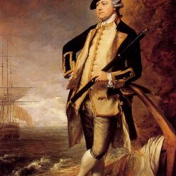 INSPIRED BY Thomas Gainsborough - "Augustus John, Third Earl of Bristol" Portrait | Hand-Painted Rococo Oil Painting for Luxury Home Décor | DaFen Village Studio