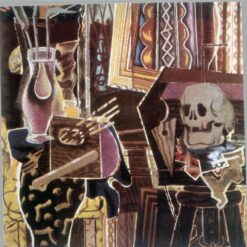 Georges Braque 'Balustre et Crane' 1938 – Abstract Vanitas Still Life, Oil on Canvas