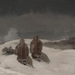 Below Zero (1894) by Winslow Homer: Realism Genre Painting on Canvas