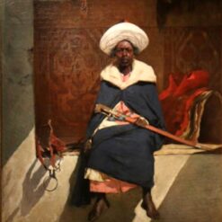 Benjamin Constant’s 'Le Caïd Marocain Tahamy' – Custom Oil Painting Reproduction