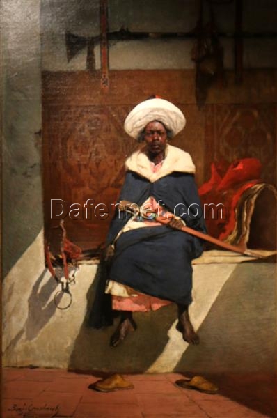 Benjamin Constant’s ‘Le Caïd Marocain Tahamy’ – Custom Oil Painting Reproduction
