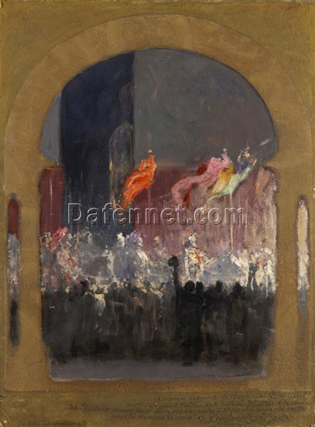 Benjamin Constant’s Le Comte De Toulouse – Hand-Painted Historical Oil Reproduction